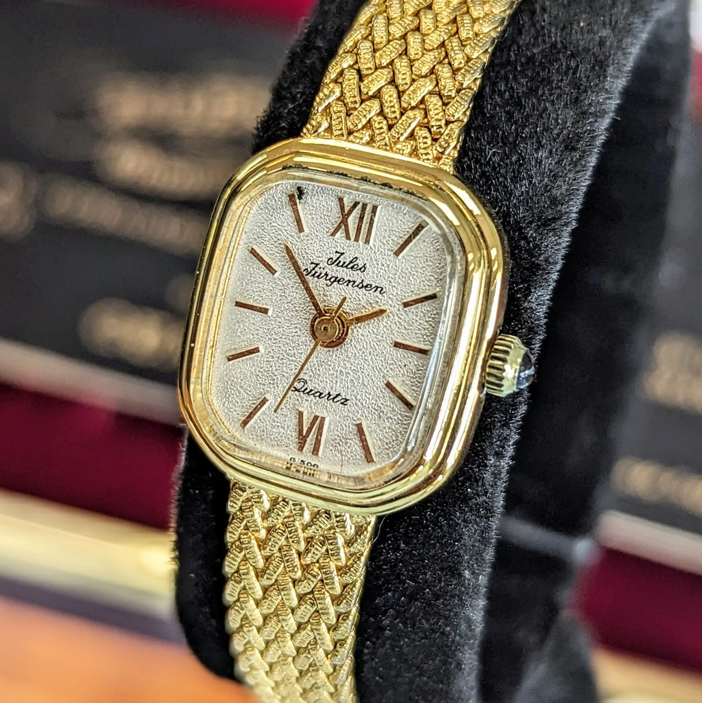 Vintage JULES JURGENSEN Ladies Wristwatch 6397 Quartz Watch - In Box & Papers! - Image 4