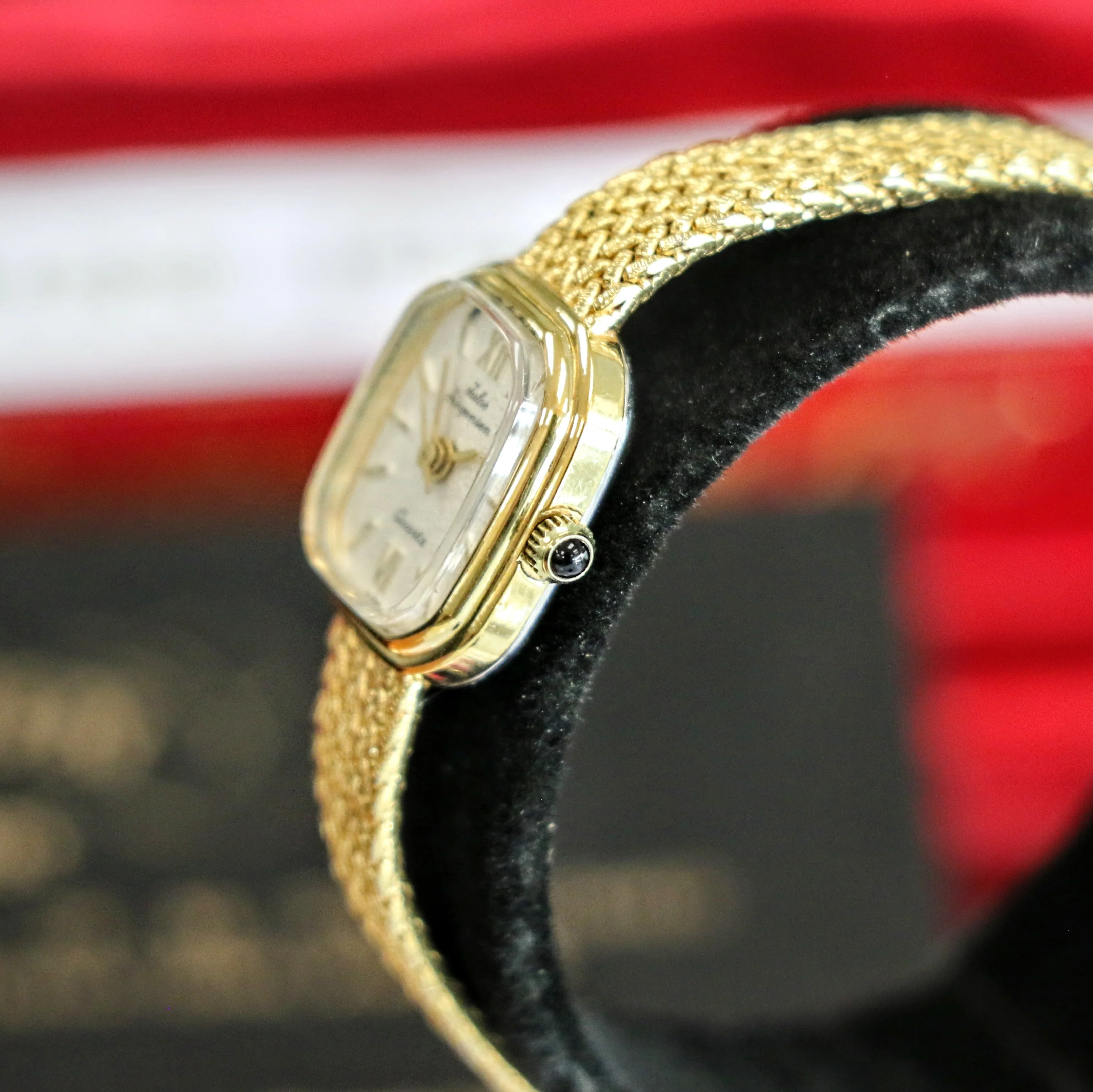 Vintage JULES JURGENSEN Ladies Wristwatch 6397 Quartz Watch - In Box & Papers! - Image 7