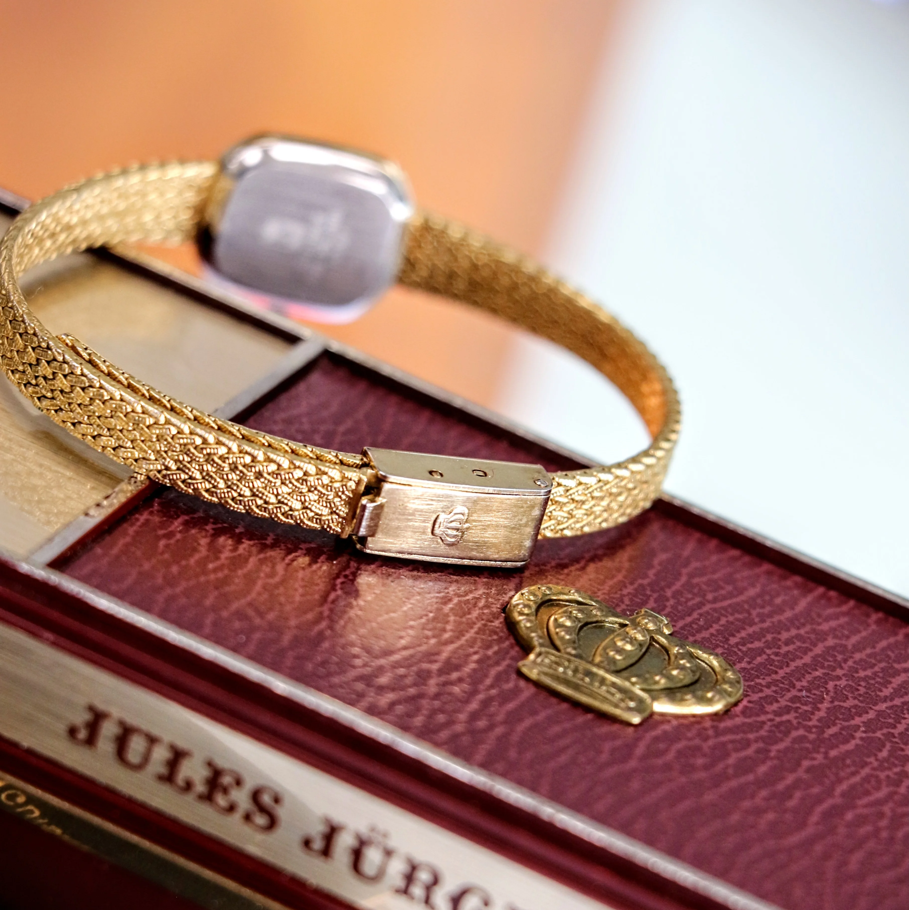 Vintage JULES JURGENSEN Ladies Wristwatch 6397 Quartz Watch - In Box & Papers! - Image 9