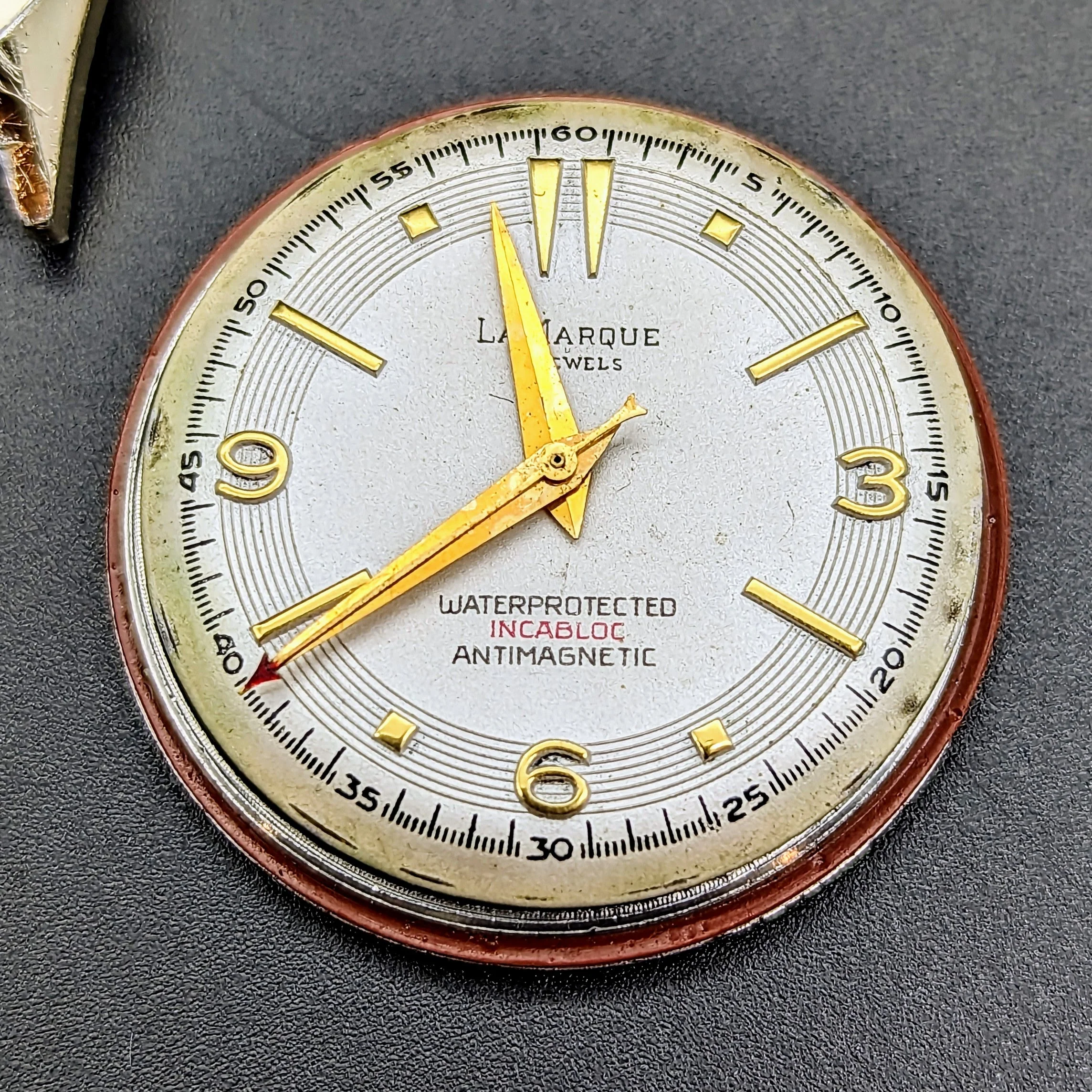 LA MARQUE Wristwatch Swiss Cal. 1187 17 Jewels Water Protected Incabloc Watch - Image 11