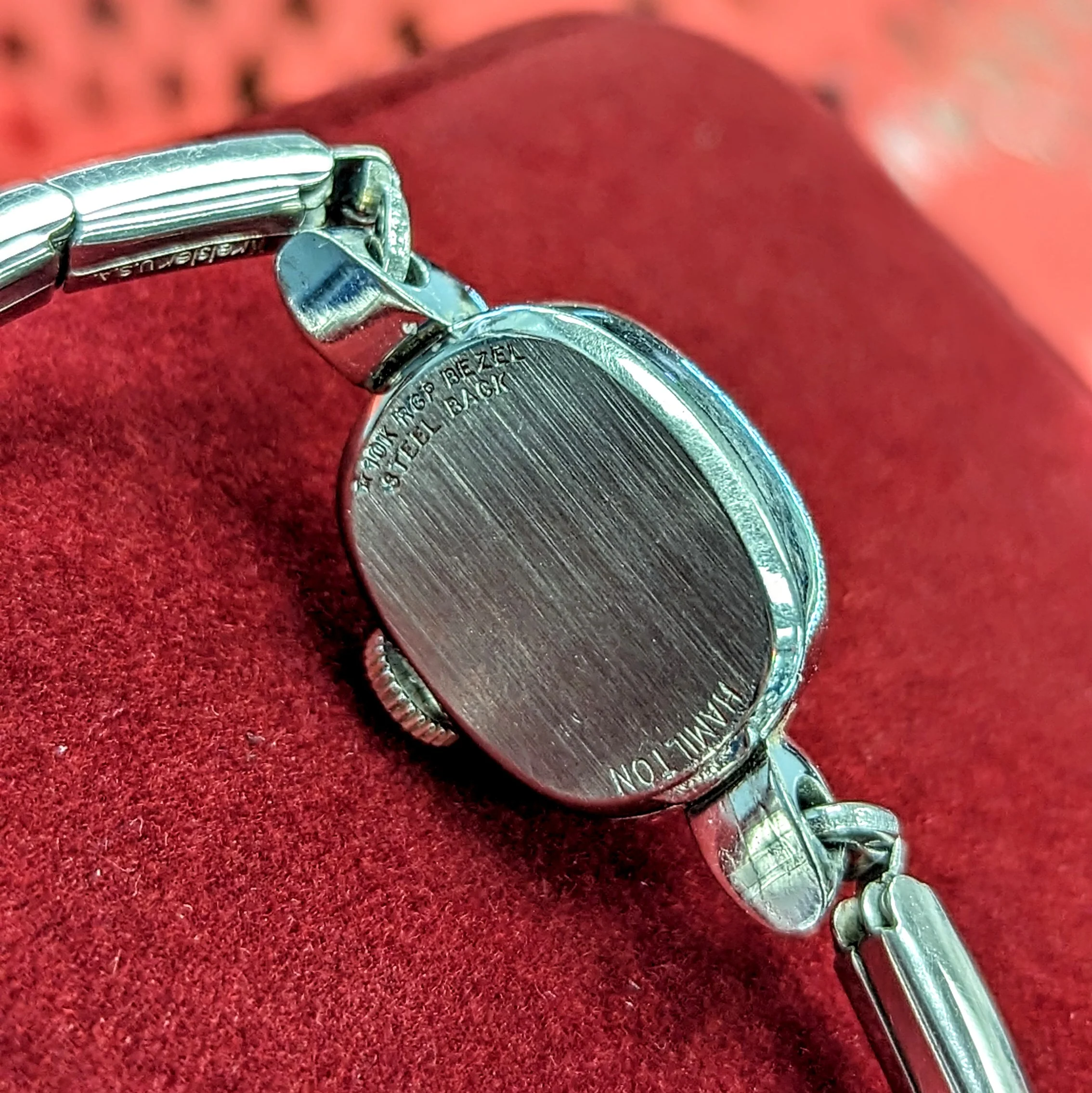 HAMILTON HEATHER Ladies Cocktail Watch 22 Jewels Grade 757 Vintage USA Wristwatch - Image 13