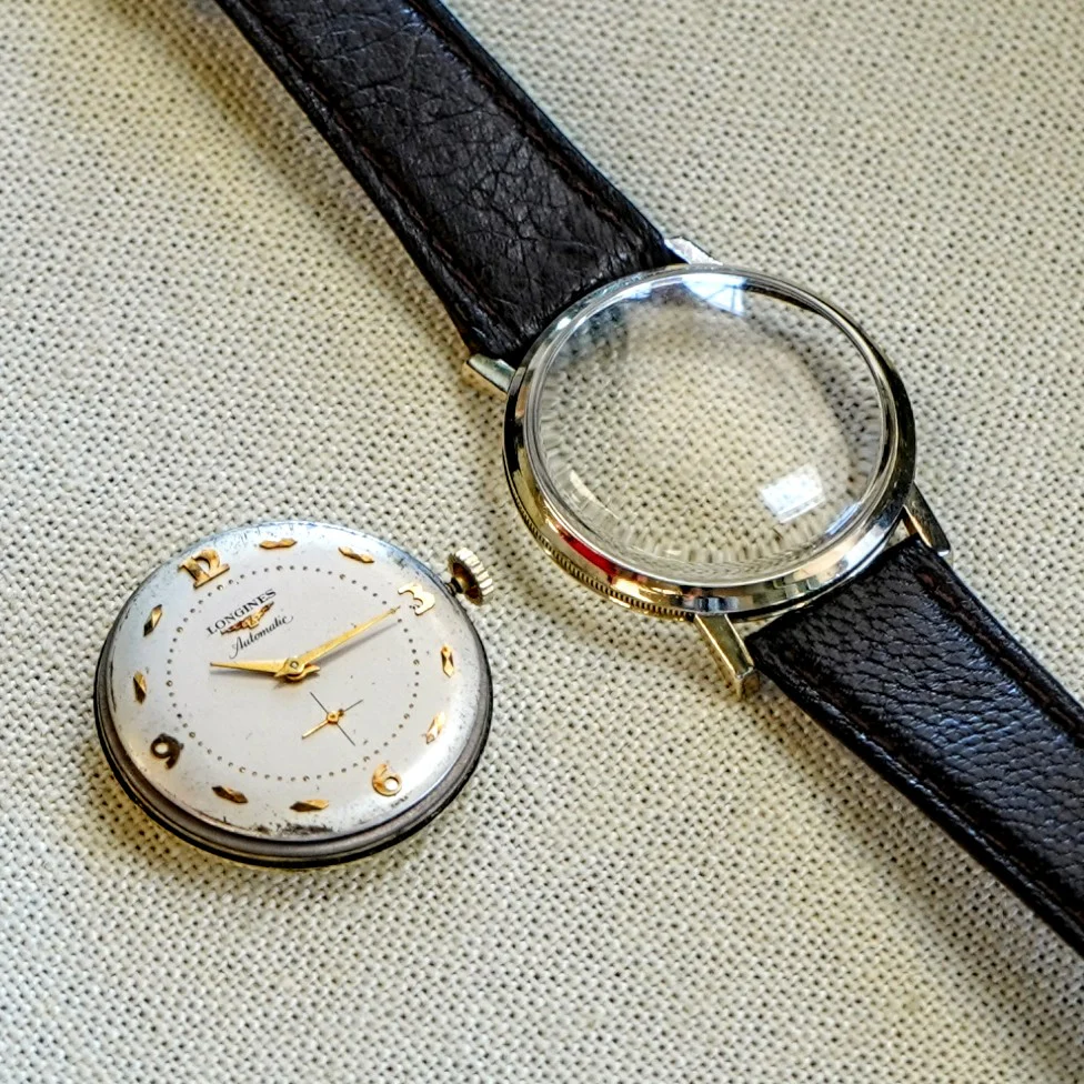 1955 LONGINES Automatic Watch 17 Jewels Ref. 2259-1 Cal. 19A Coin Case Design Wristwatch - Image 10