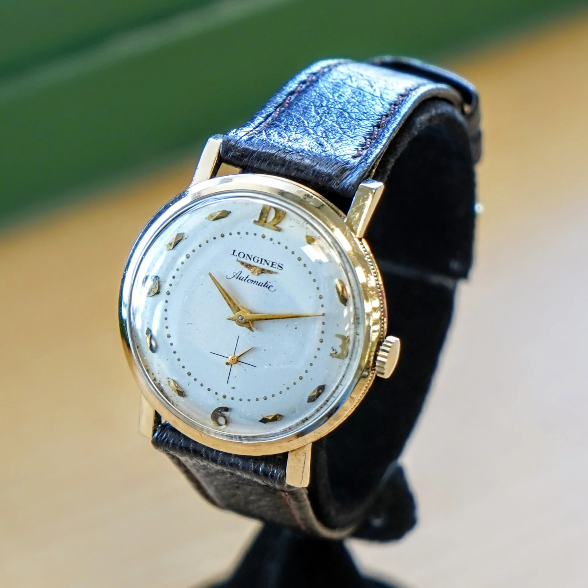 1955 LONGINES Automatic Watch 17 Jewels Ref. 2259-1 Cal. 19A Coin Case Design Wristwatch - Image 4