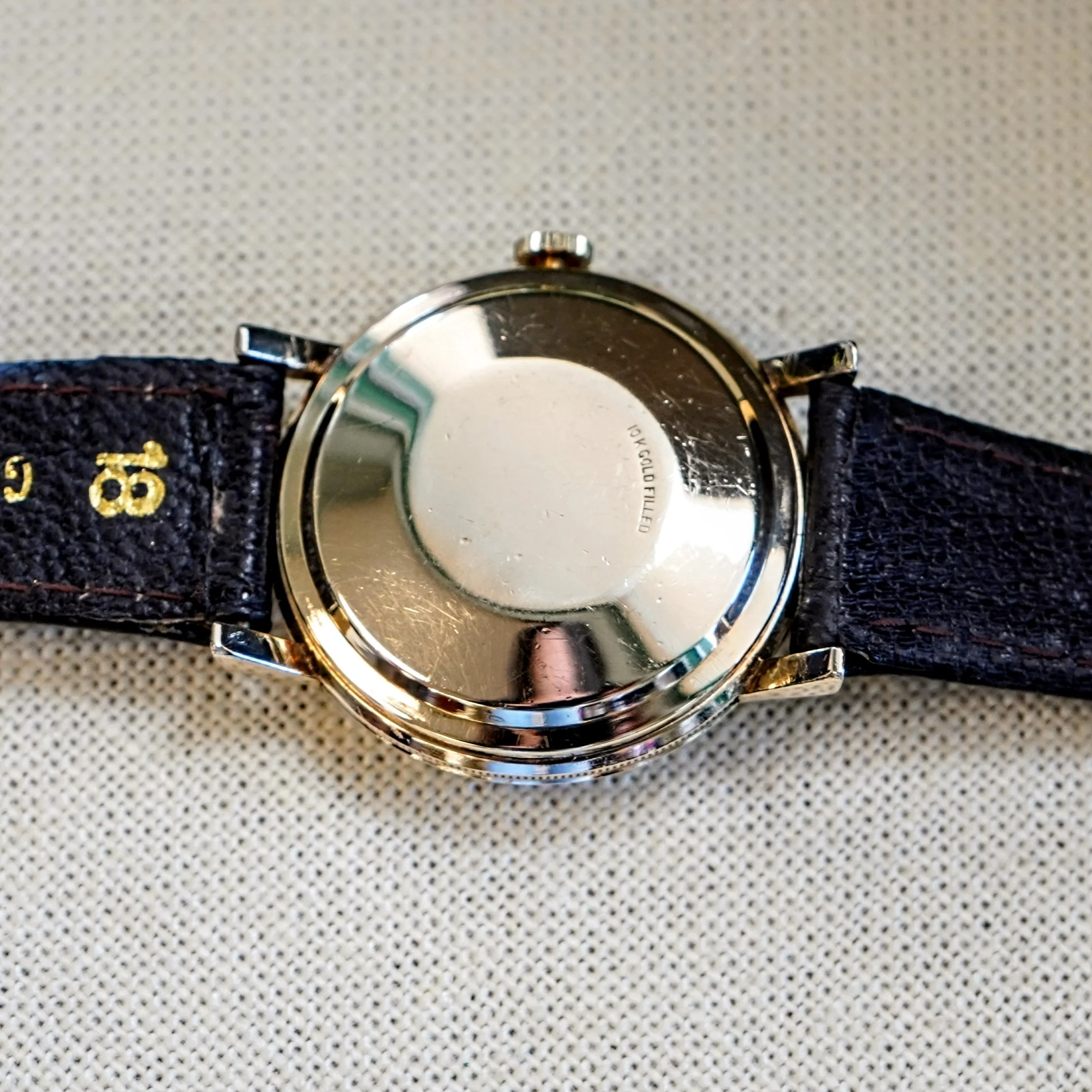 1955 LONGINES Automatic Watch 17 Jewels Ref. 2259-1 Cal. 19A Coin Case Design Wristwatch - Image 9