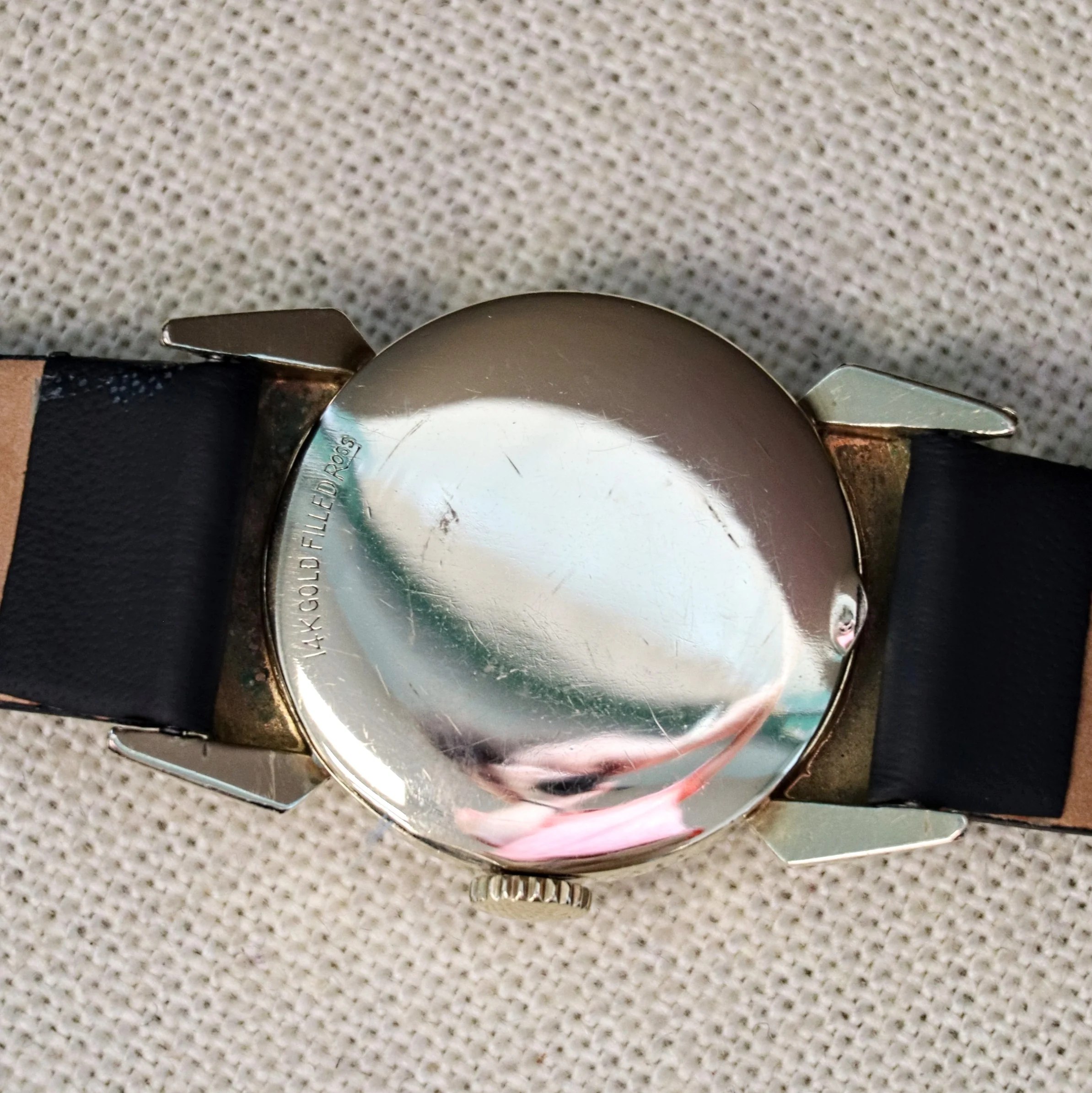 1953 LORD ELGIN Black Knight Watch 21 Jewels Grade 680 14K G.F. Wristwatch U.S.A. - Image 11