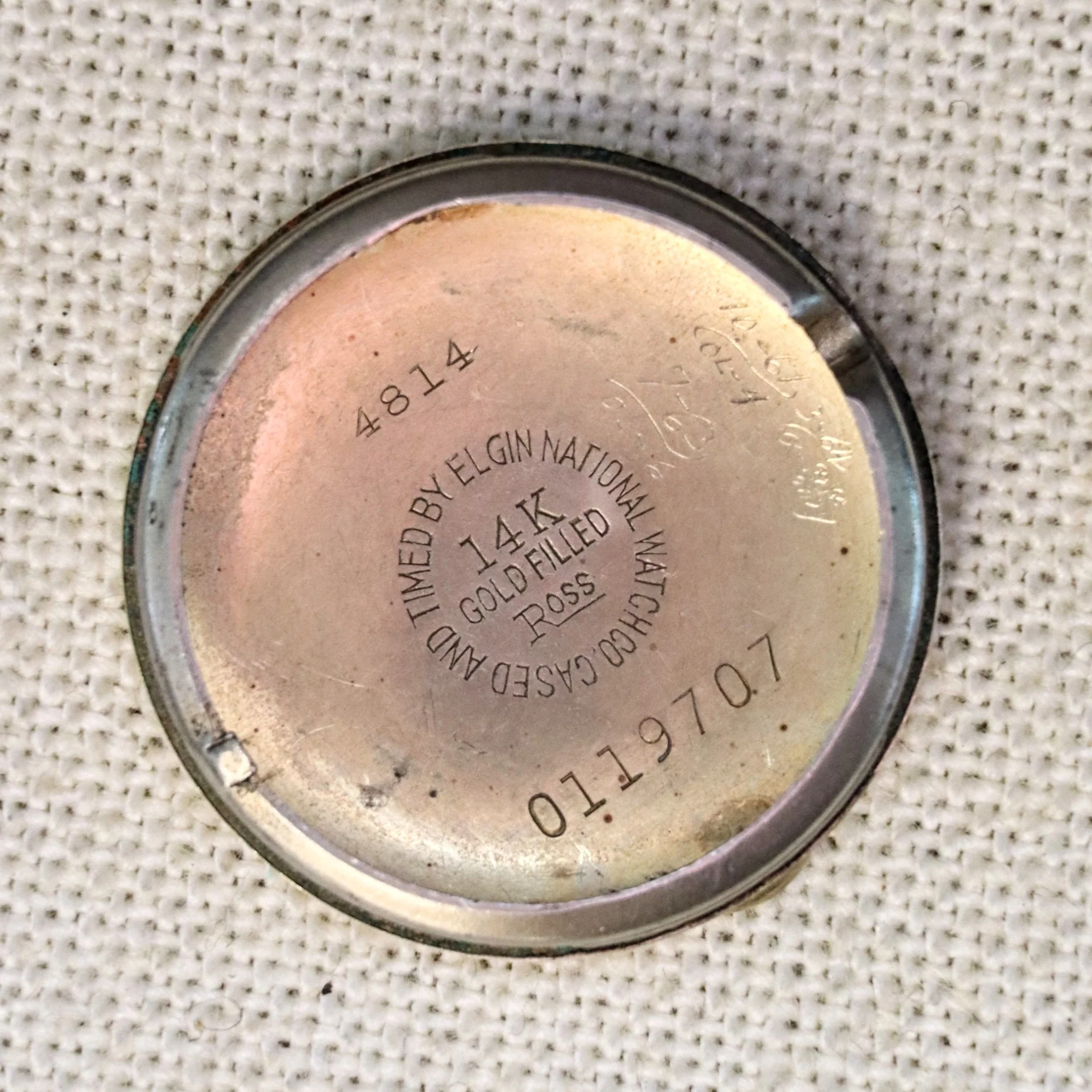 1953 LORD ELGIN Black Knight Watch 21 Jewels Grade 680 14K G.F. Wristwatch U.S.A. - Image 14