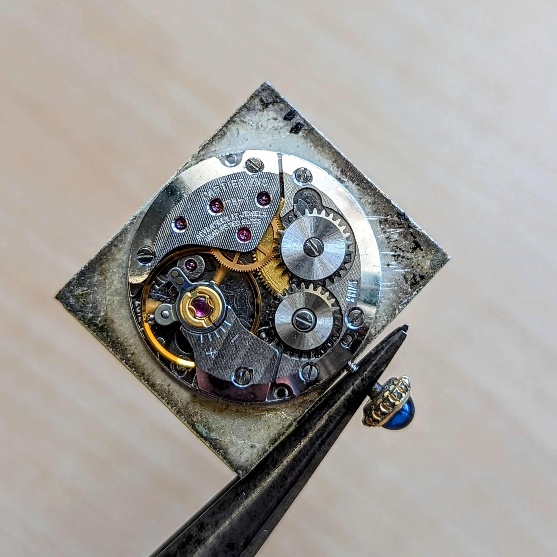 Must de Cartier Tank Watch 925 Gold Plated Case 23x30mm Roman Numerals Dial Manual-Wind Wristwatch - Image 15