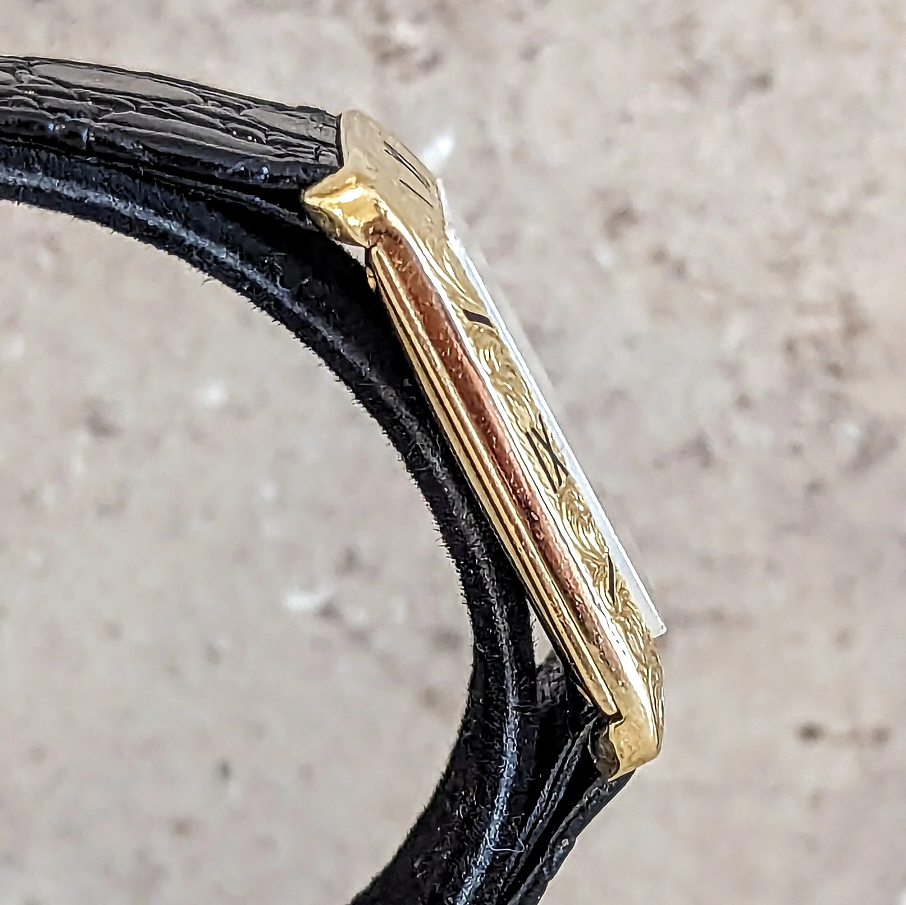 Vintage PIAGET Wristwatch 18K Gold ULTRA-THIN Movement Cal. 9P 18 Jewels Watch - Image 9