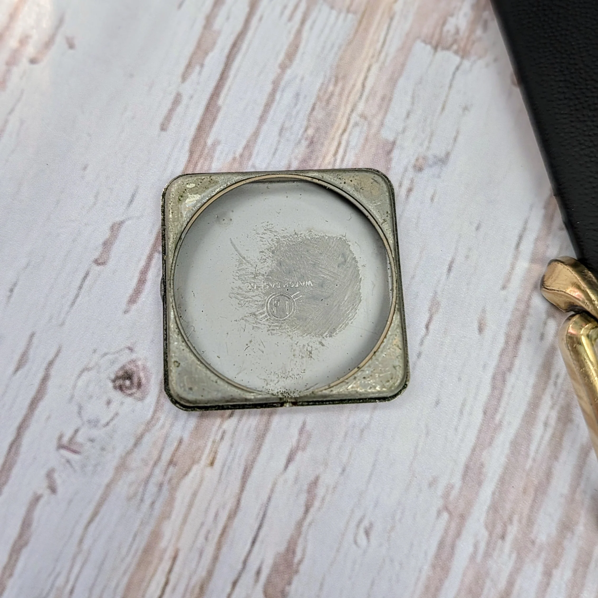 Vintage SEMCA 17 Jewels Watch Tank Case & Fancy Lugs Swiss Made Wristwatch - Image 12