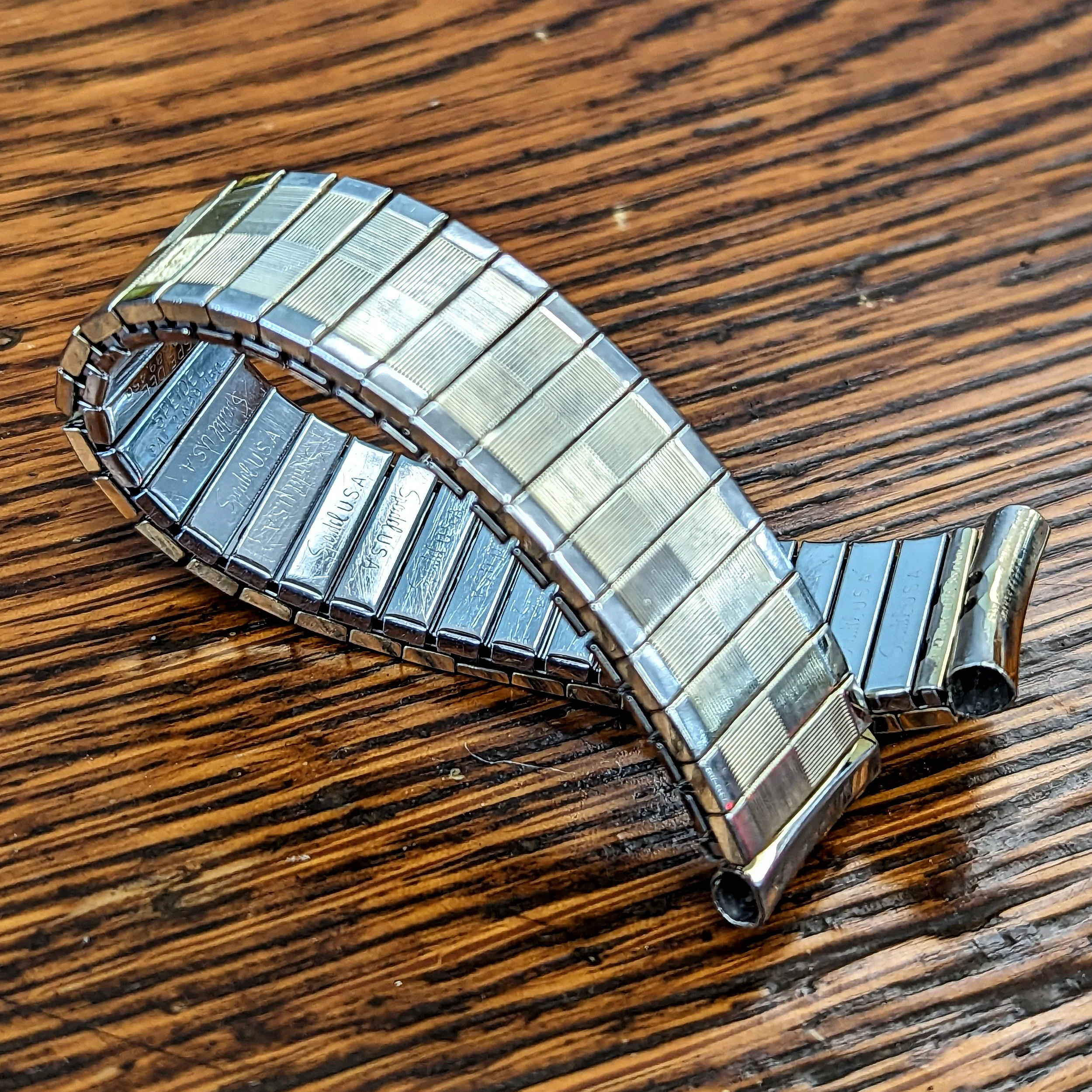 Vintage SPEIDEL U.S.A. 15mm Twist-O-Flex Watchband Expansion Bracelet 10K RGP - Image 6