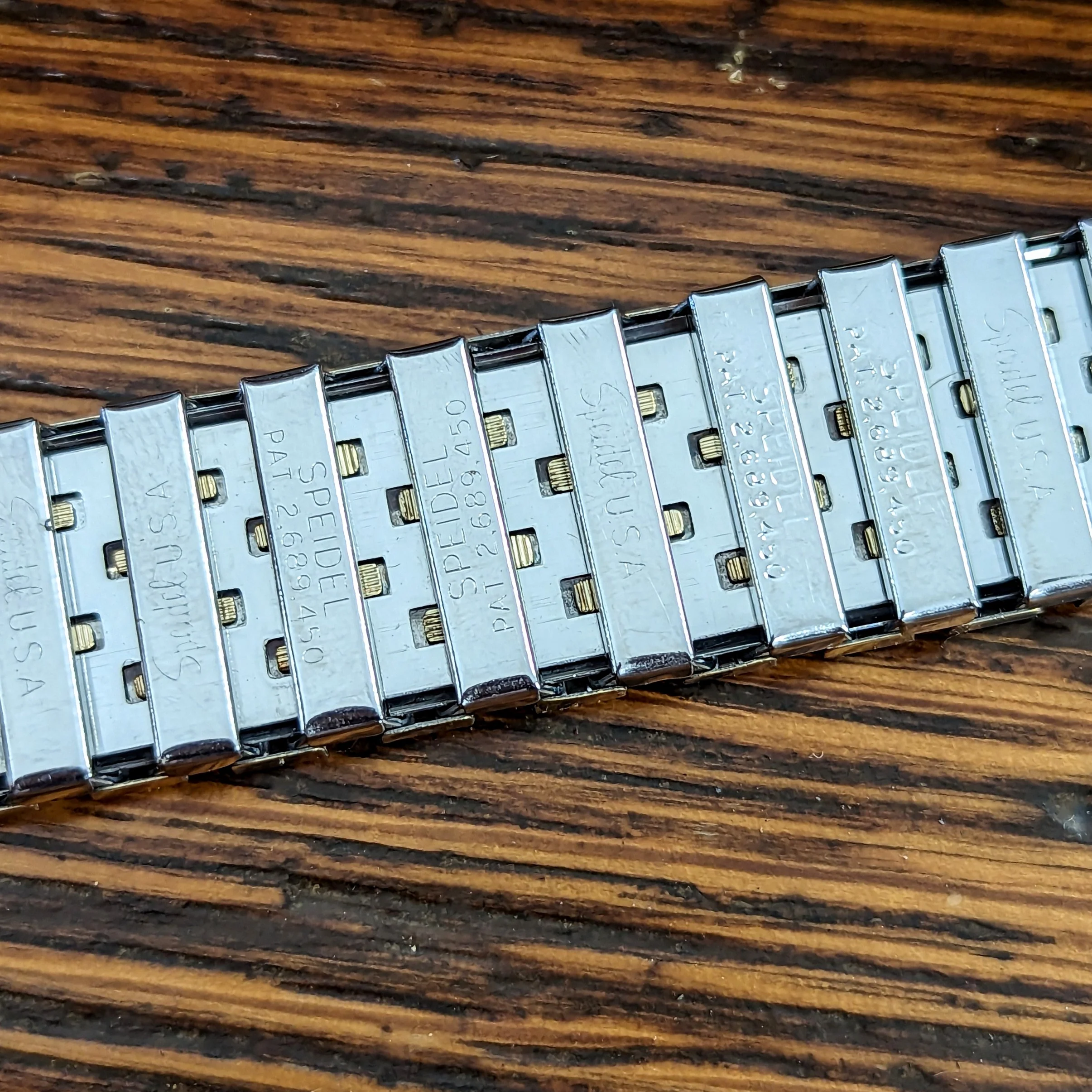 Vintage SPEIDEL U.S.A. 15mm Twist-O-Flex Watchband Expansion Bracelet 10K RGP - Image 8
