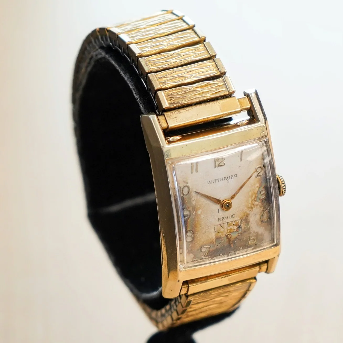 Vintage WITTNAUER Revue Mechanical Watch 17 Jewels Cal. Revue 79 Wristwatch - Image 3