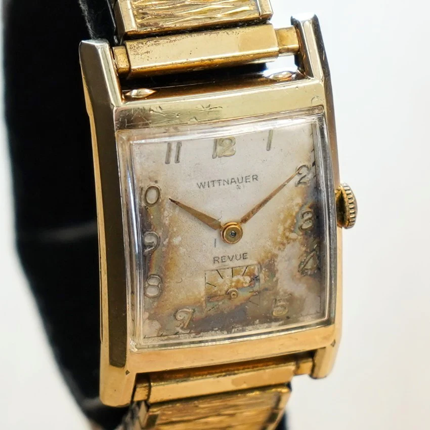 Vintage WITTNAUER Revue Mechanical Watch 17 Jewels Cal. Revue 79 Wristwatch - Image 4