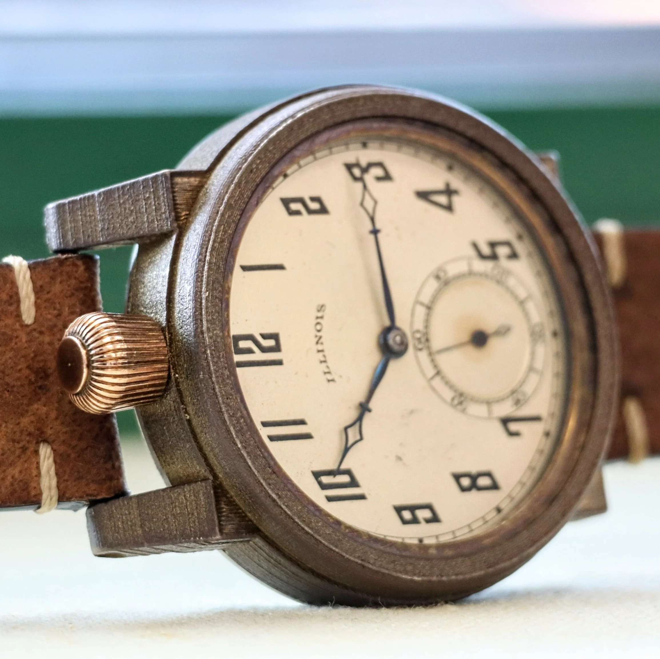 Vortic The Springfield 102 47mm Watch 1922 ILLINOIS Pocket Watch Conversion - Image 12