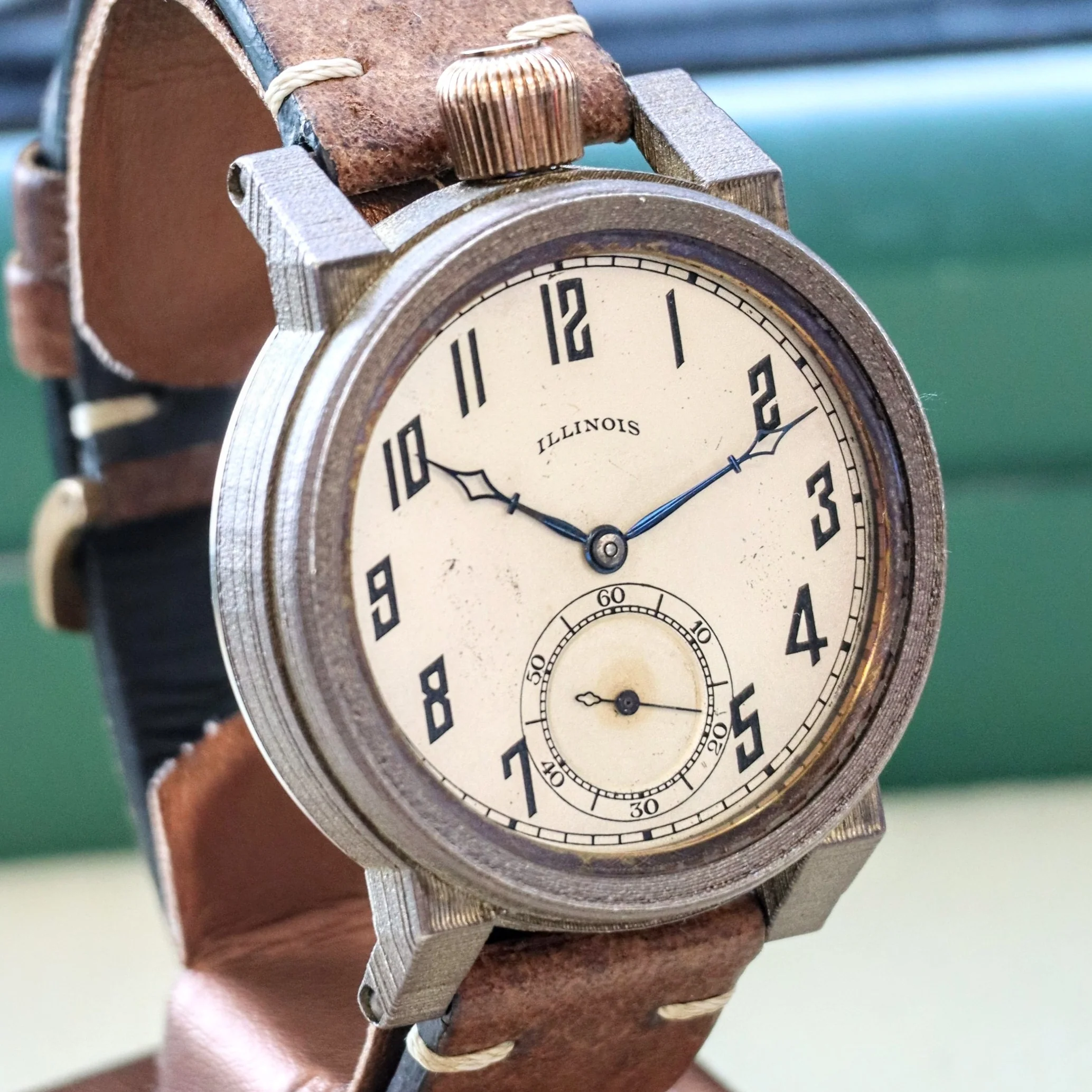 Vortic The Springfield 102 47mm Watch 1922 ILLINOIS Pocket Watch Conversion - Image 4