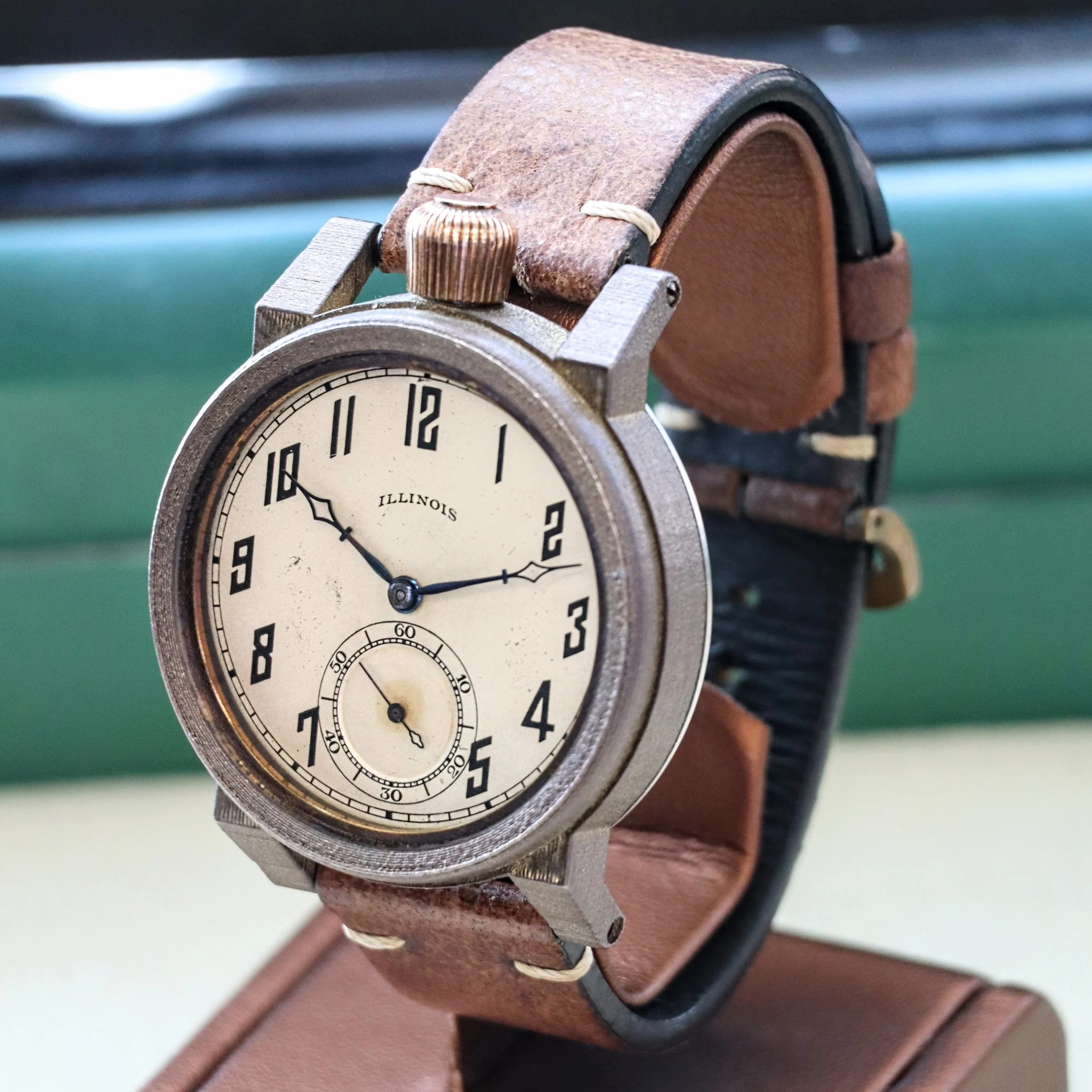 Vortic The Springfield 102 47mm Watch 1922 ILLINOIS Pocket Watch Conversion - Image 5
