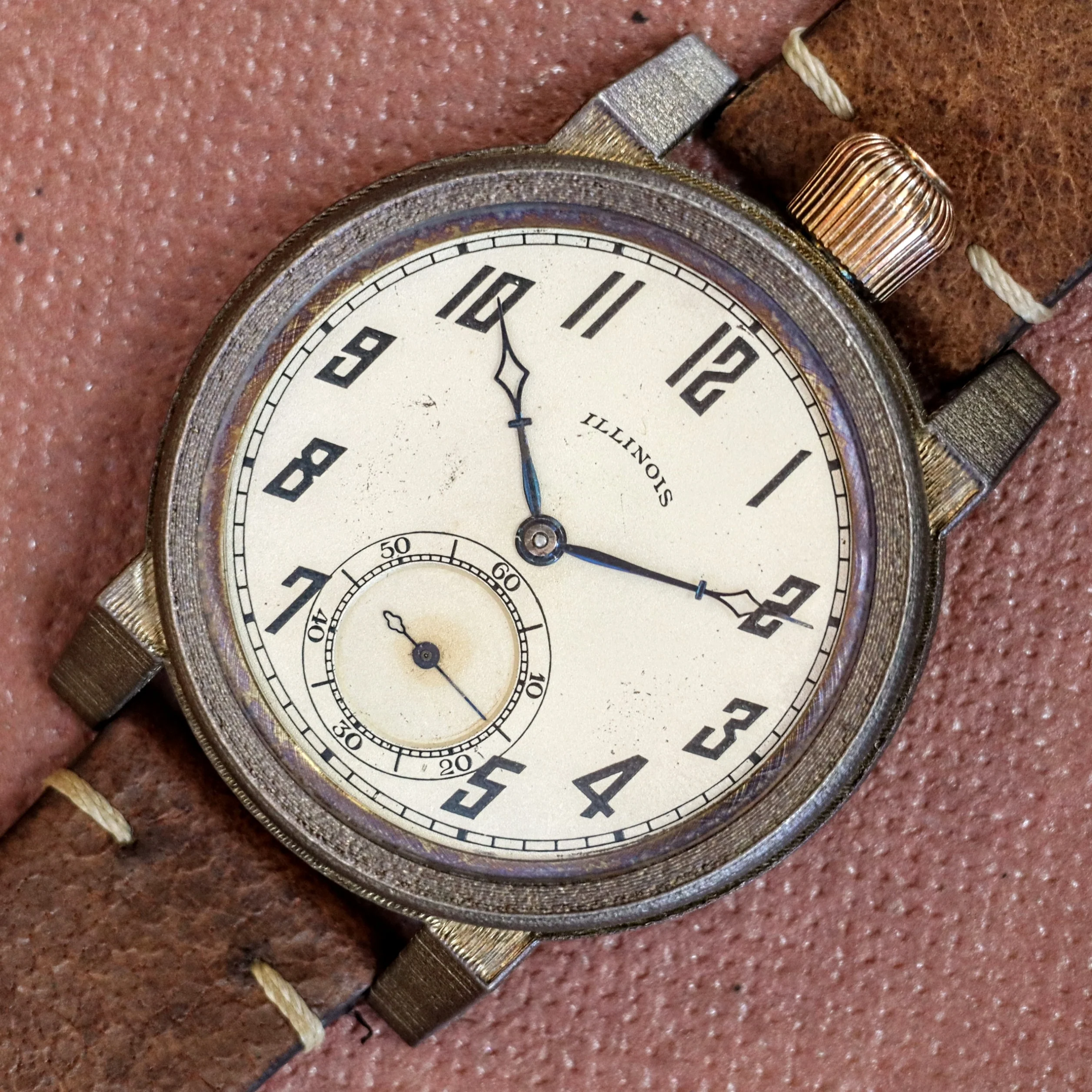 Vortic The Springfield 102 47mm Watch 1922 ILLINOIS Pocket Watch Conversion - Image 9