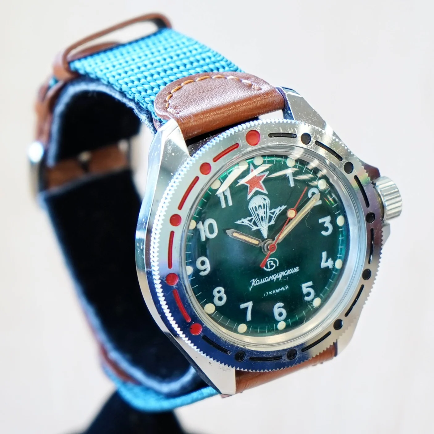VOSTOK Komandirskie Commander Mechanical Watch 17 Jewels Wristwatch NOS - Image 2