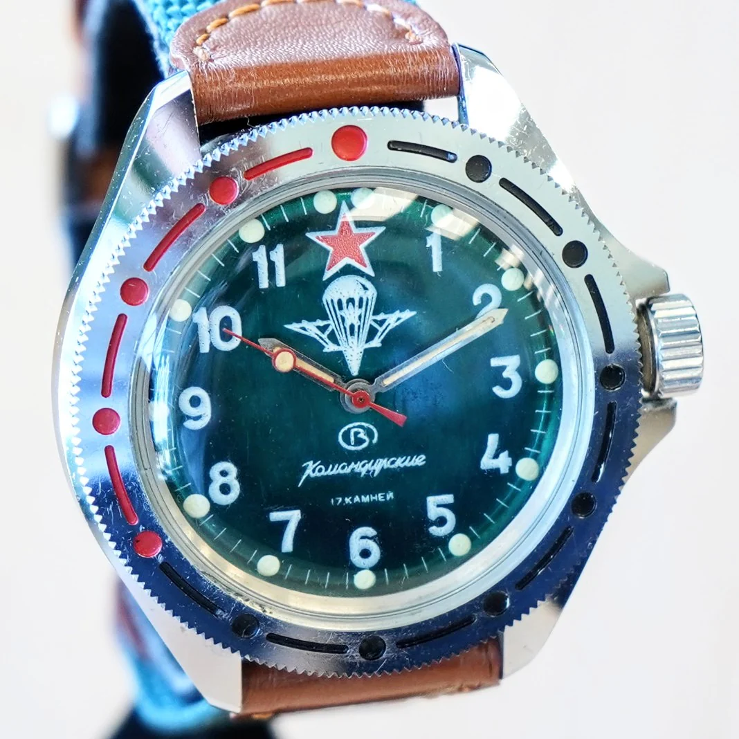VOSTOK Komandirskie Commander Mechanical Watch 17 Jewels Wristwatch NOS - Image 3