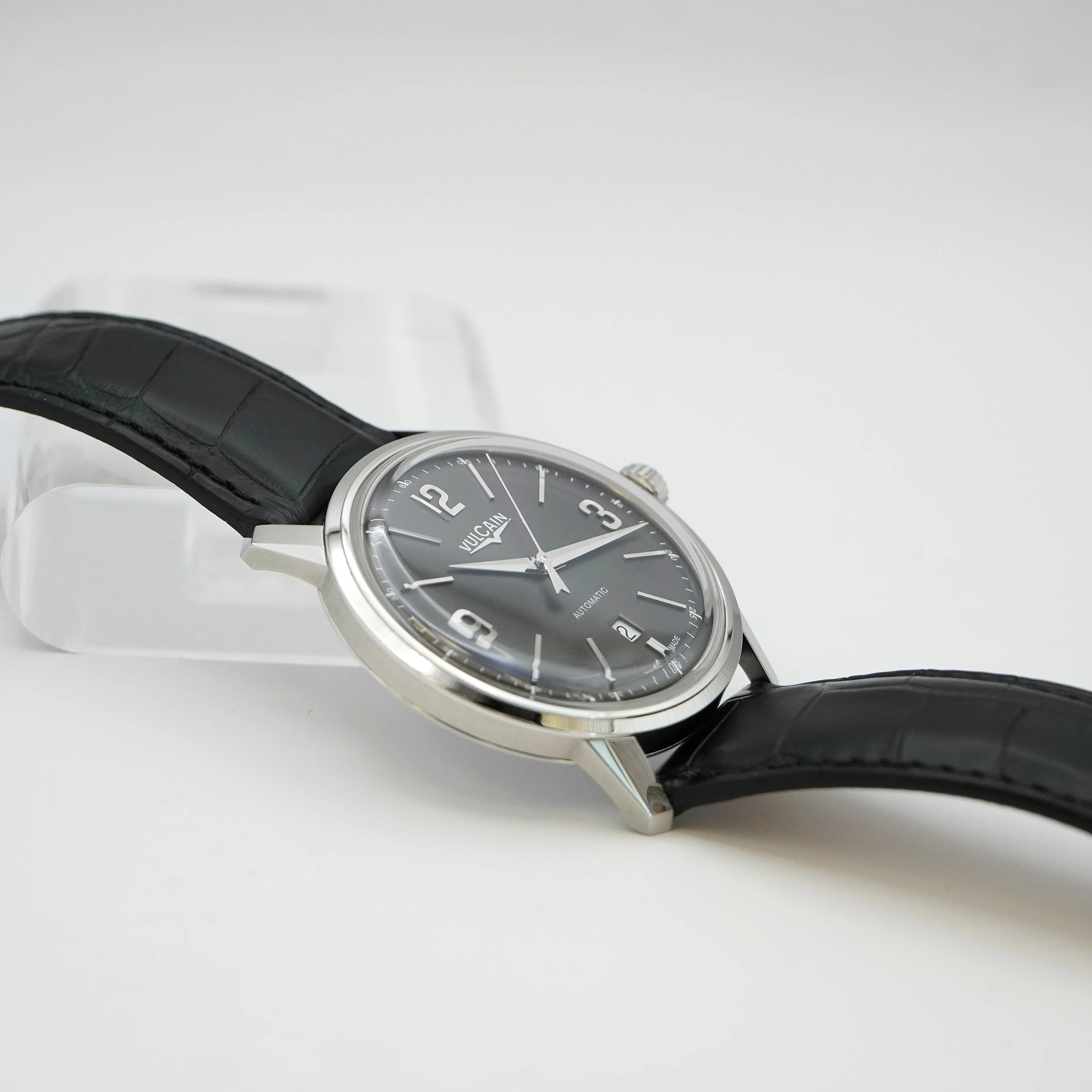Vulcain 50s Presidents' Classic Watch Auto 560156 Date 42mm S.S. ALL Original - B&P - Image 7