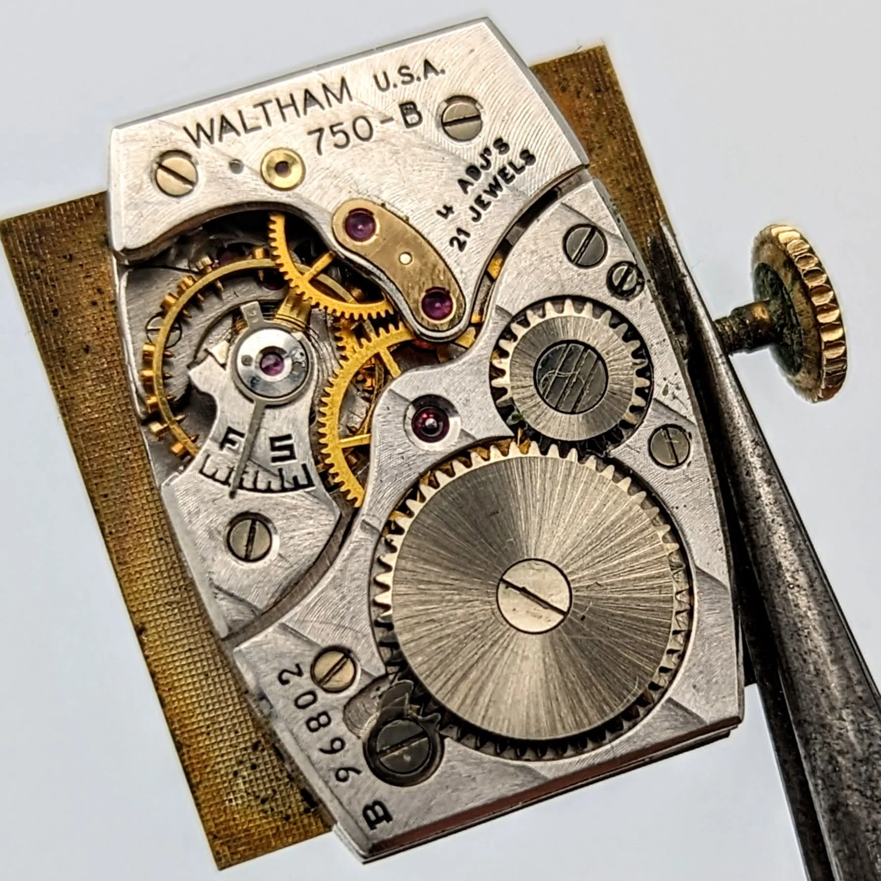 WALTHAM Premier Wristwatch 21 Jewels 4 ADJ's Vintage Watch U.S.A. Made - Image 11