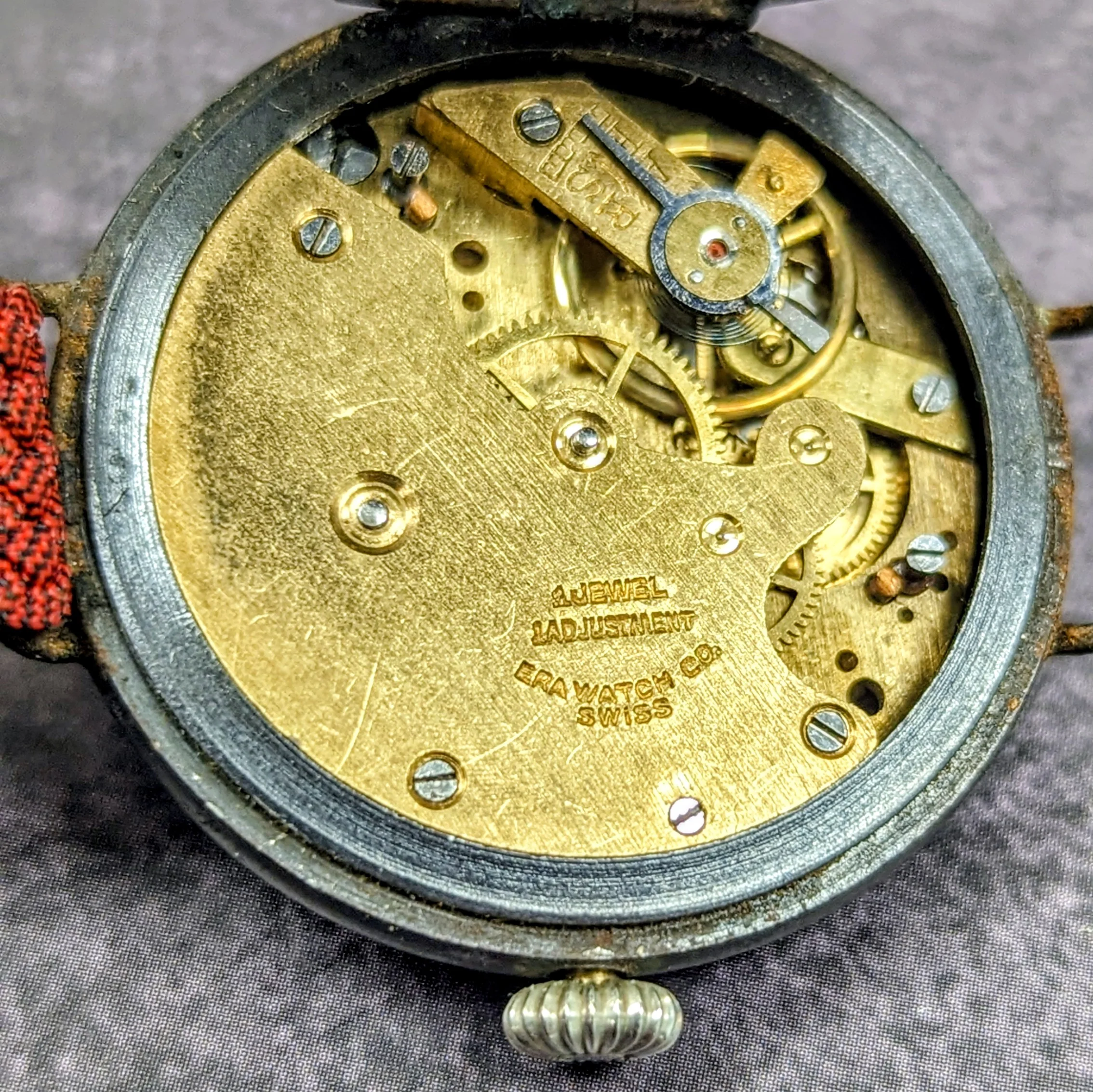 Vintage Wizard Trench Watch Swiss Made Military WWI Wristwatch - Image 14