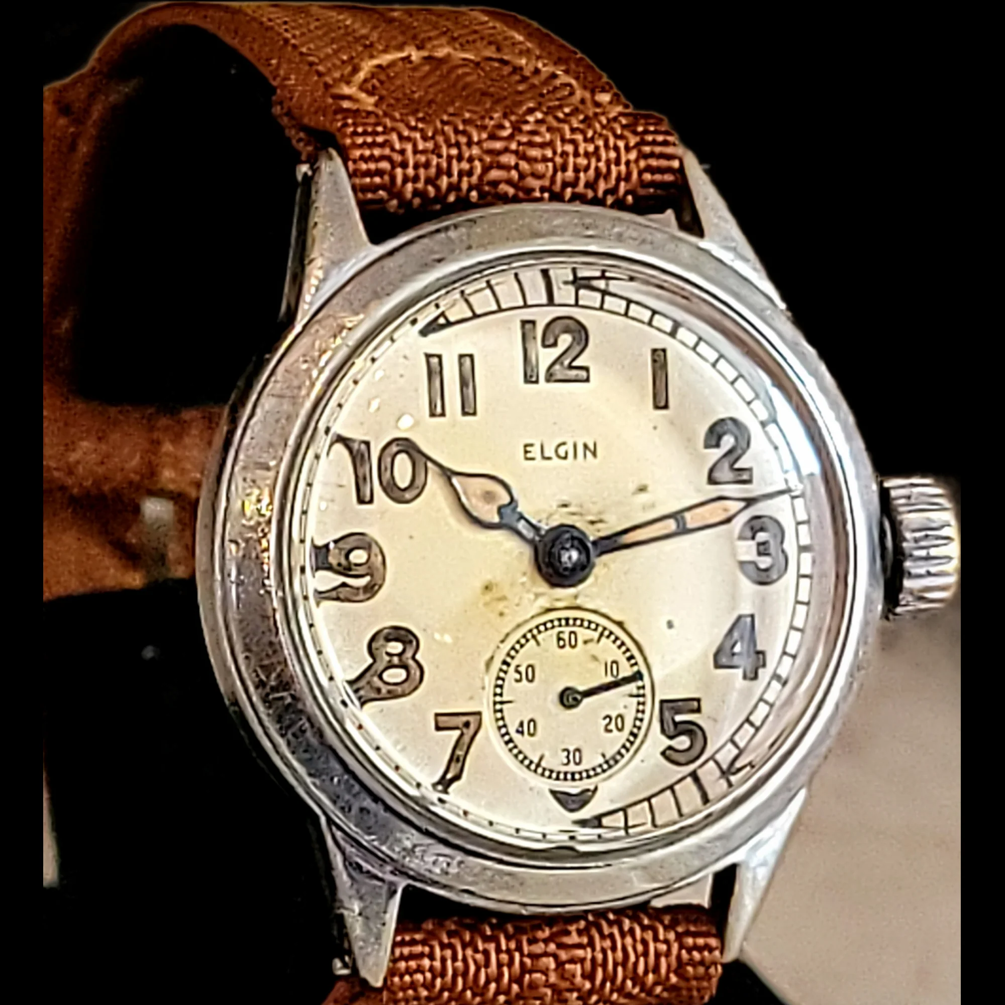 WWII Military ELGIN Wristwatch - General Service Watch ORD. DEPT. U.S.A. 1944 - Image 12