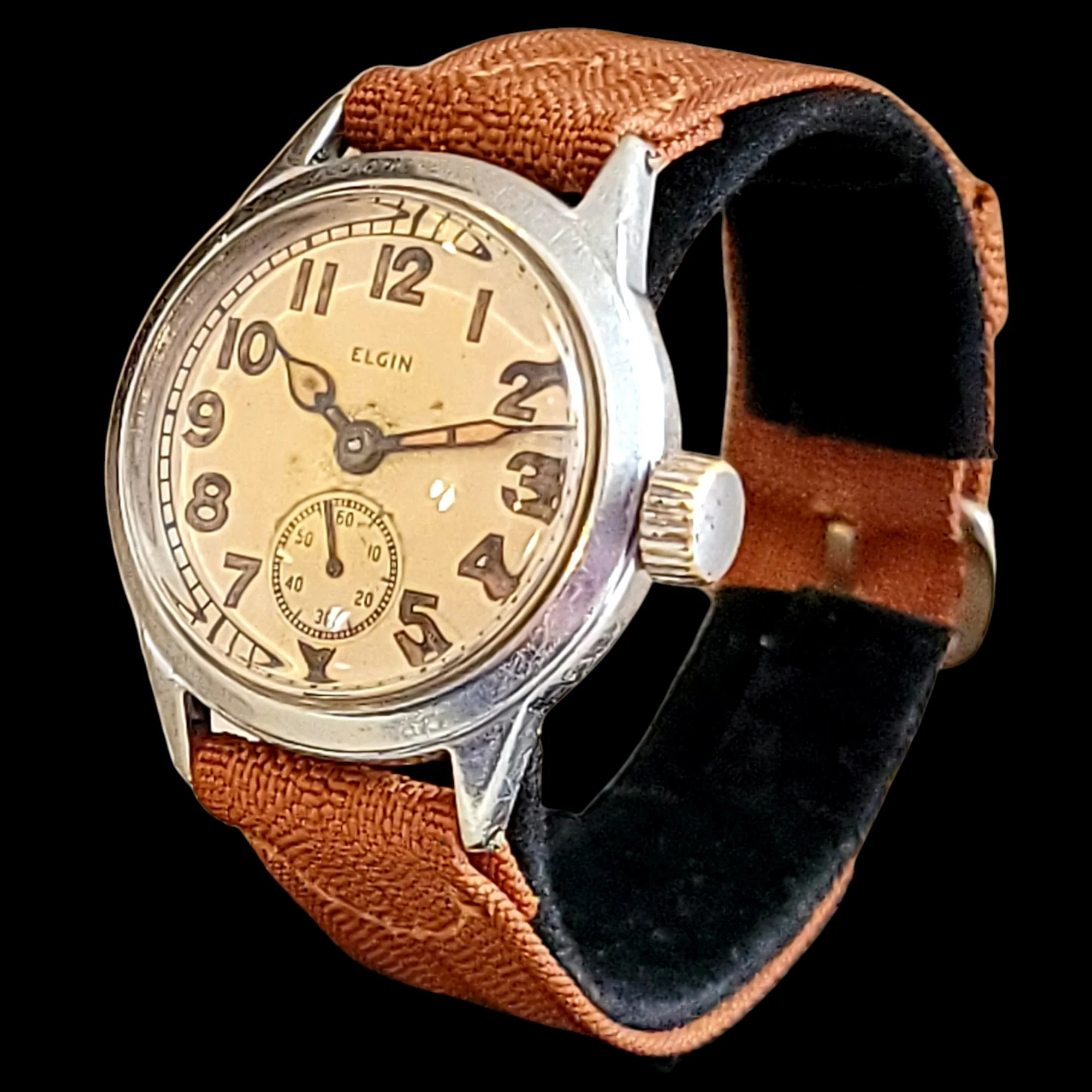 WWII Military ELGIN Wristwatch - General Service Watch ORD. DEPT. U.S.A. 1944 - Image 13