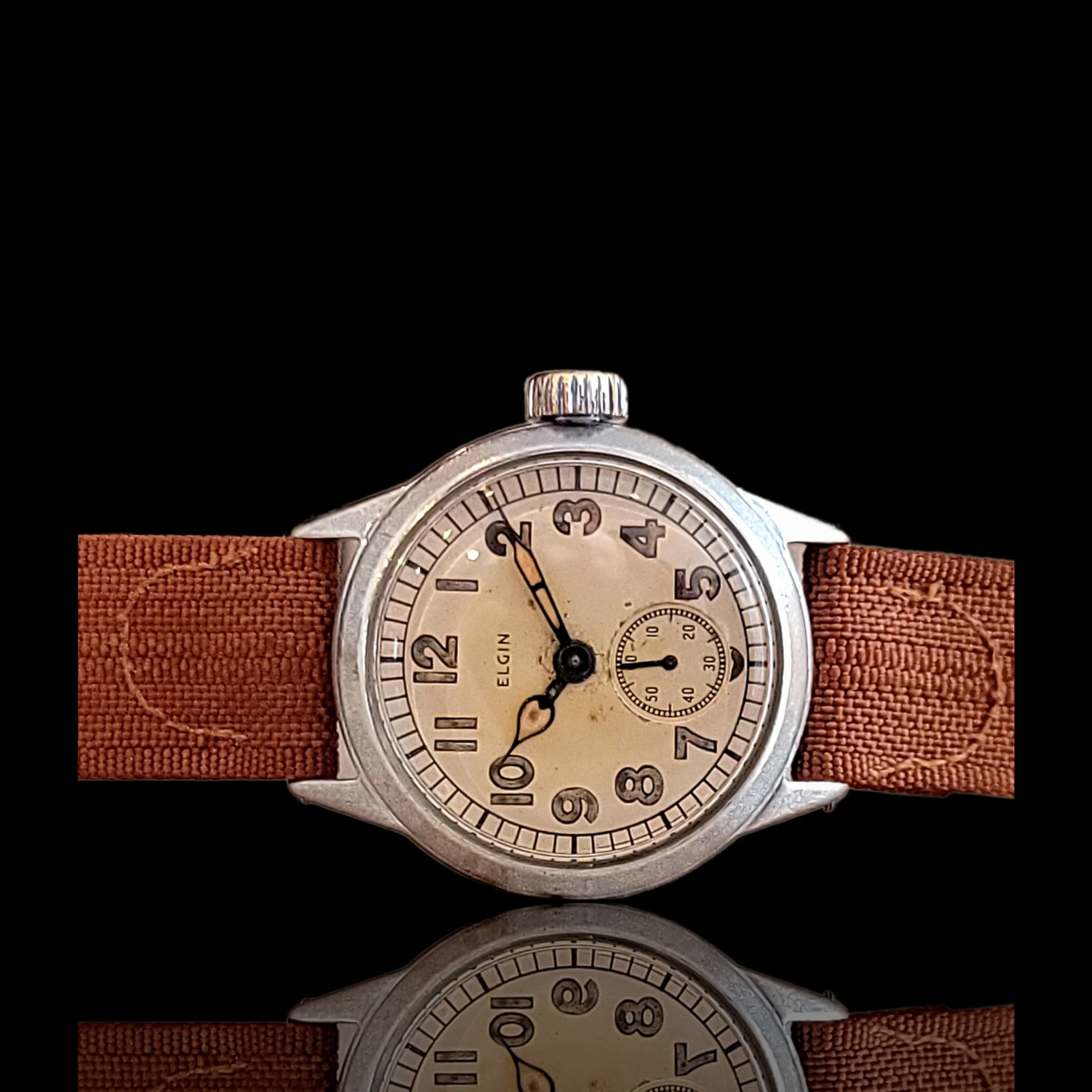 WWII Military ELGIN Wristwatch - General Service Watch ORD. DEPT. U.S.A. 1944 - Image 18