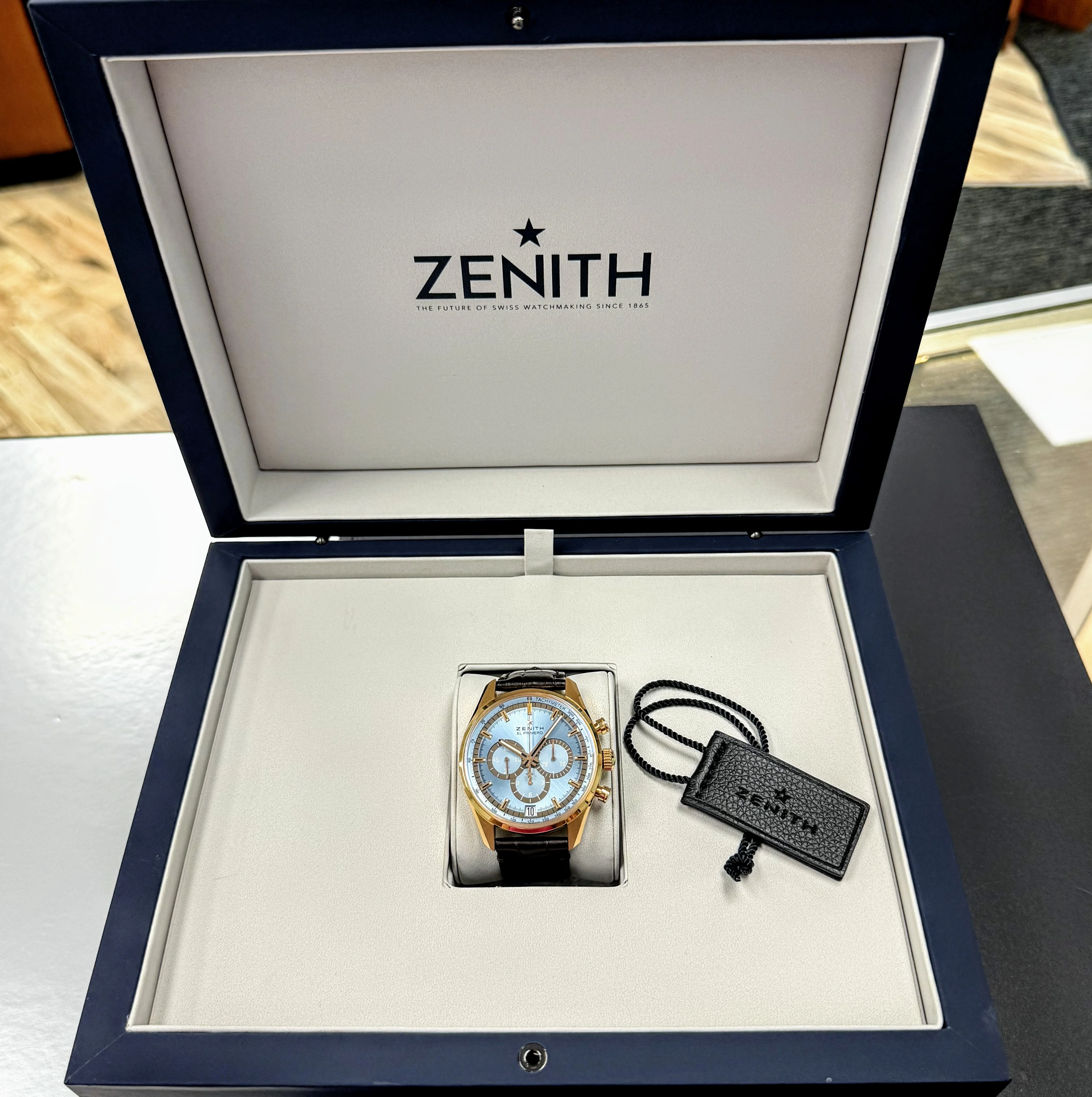 ZENITH El Primero Chronograph 18K Rose Gold Watch 42mm Limited Edition Wristwatch Ref. 18.2045.400 - Image 12