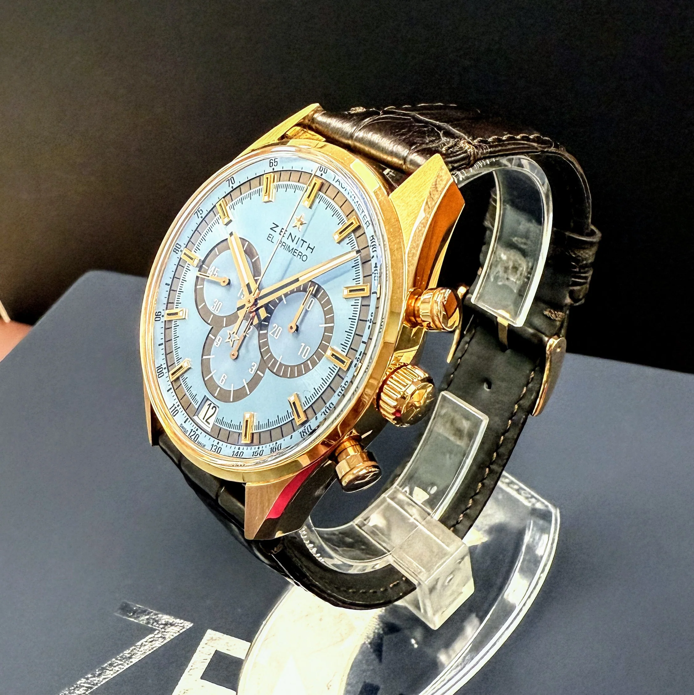 ZENITH El Primero Chronograph 18K Rose Gold Watch 42mm Limited Edition Wristwatch Ref. 18.2045.400 - Image 7