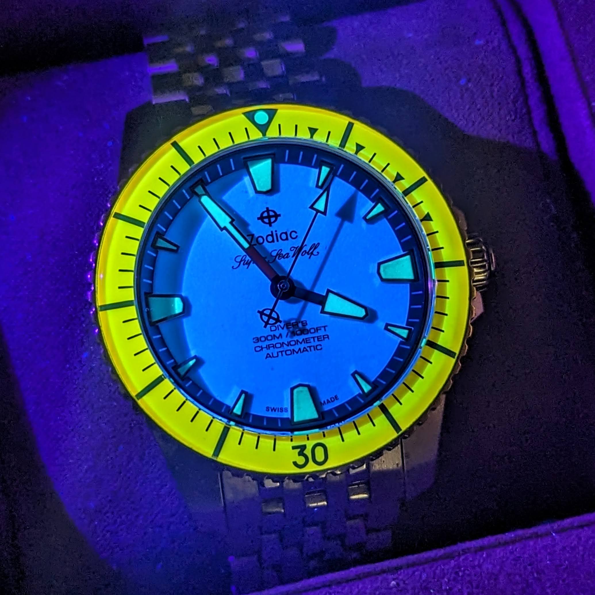 ZODIAC Super Sea Wolf PRO-DIVER Chronometer Automatic Wristwatch Ref. ZO3555 - BOX & Papers! - Image 12